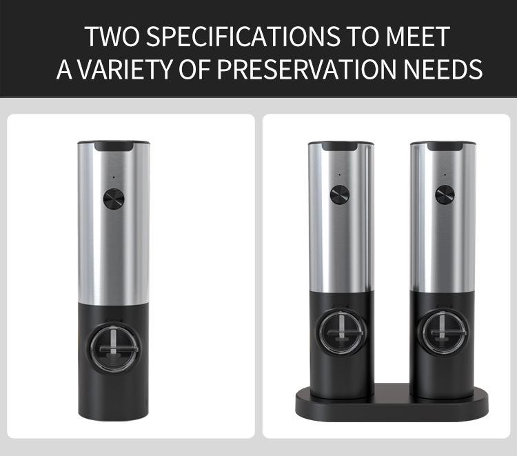 Gravity-Sensing Electric Pepper & Salt Grinder for Household Use