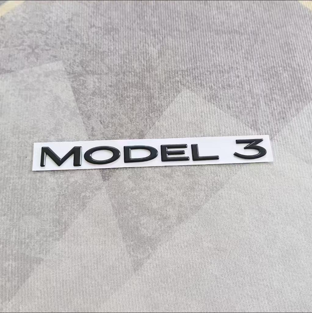 Car Trunk Replacement Logo Sticker Accessory For Tesla SpaceX Model 3 Highland 2023 S X Y Y-Eur Roadster P75D P85D P90D P100D