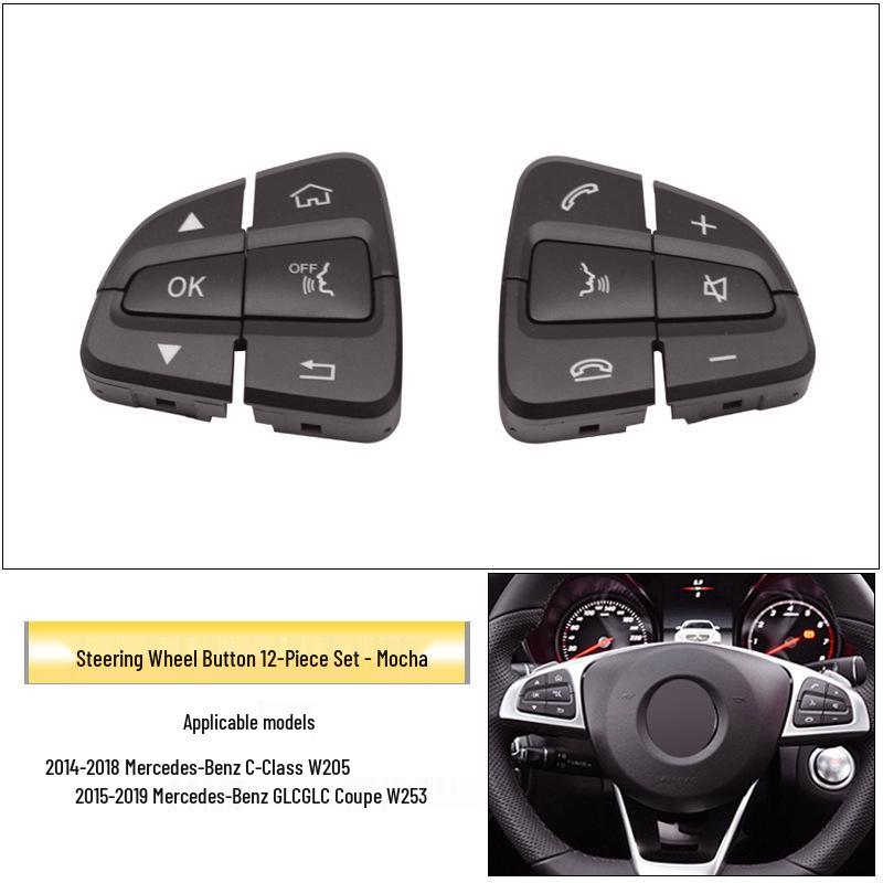 Mercedes-Benz C-Klasse/GLC-Klasse C180/C200/GLC260/W205 Multifunktionslenkradtasten