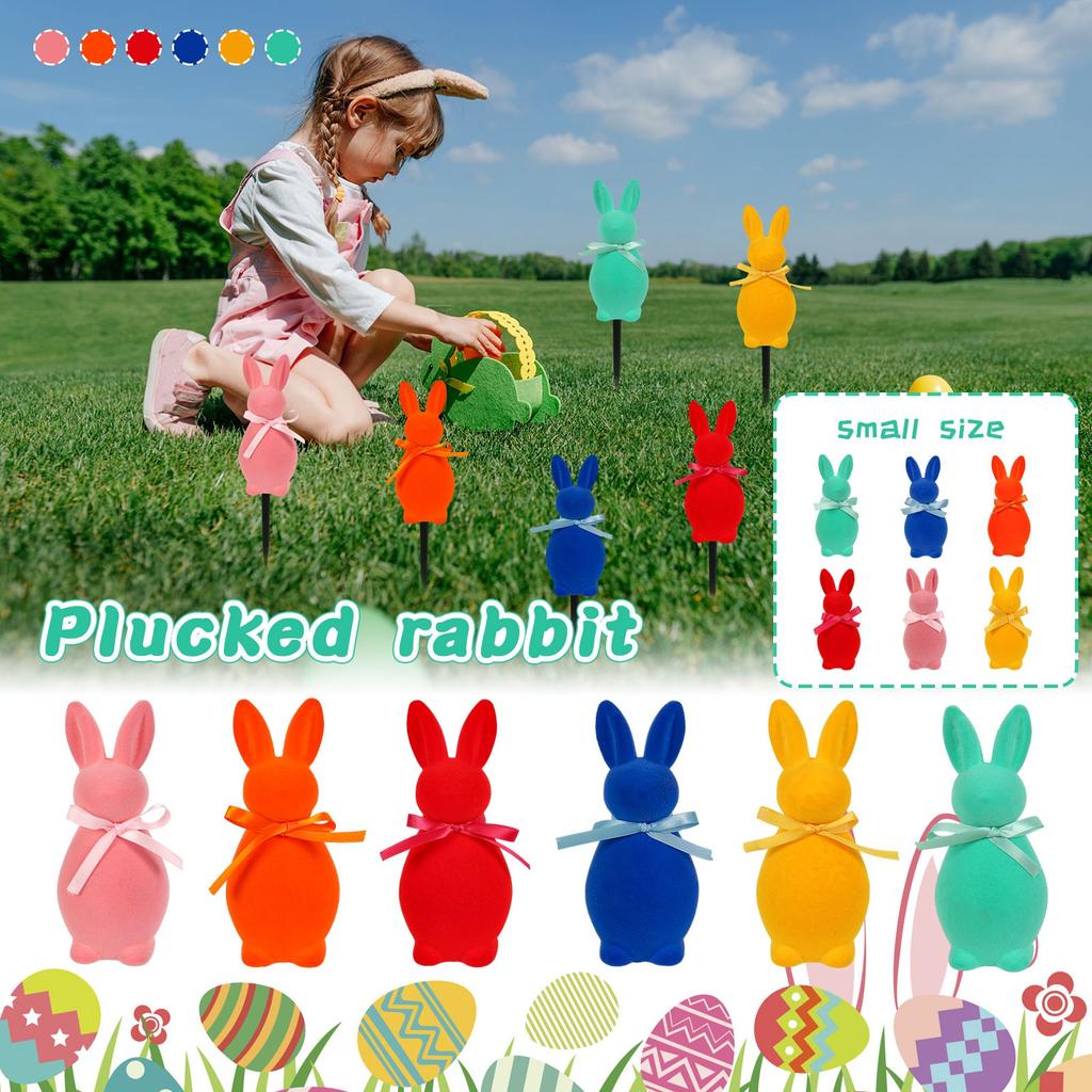 14cm Easter Decoration With Bow Doll Ornaments Dual-purpose  Doll Gift