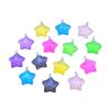 Vibrant Resin Geometric Star Pendant Charm - DIY Jewelry Accessory