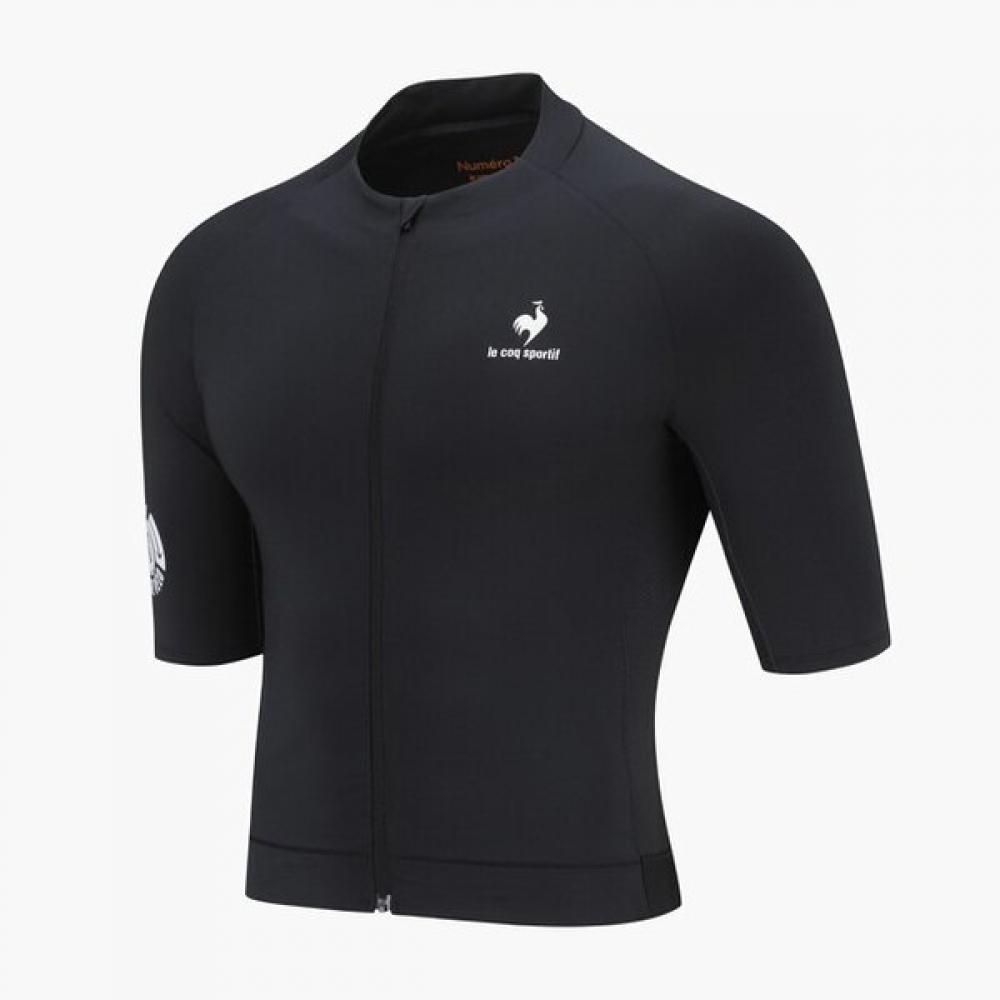 Le Coq Sportif Men S eSSential Short SLeeve jerSey Qp121cpj23 BLK black/100 L