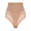 Women's High-Waisted Mesh Thong Shapewear with Tummy Control and Butt Lift