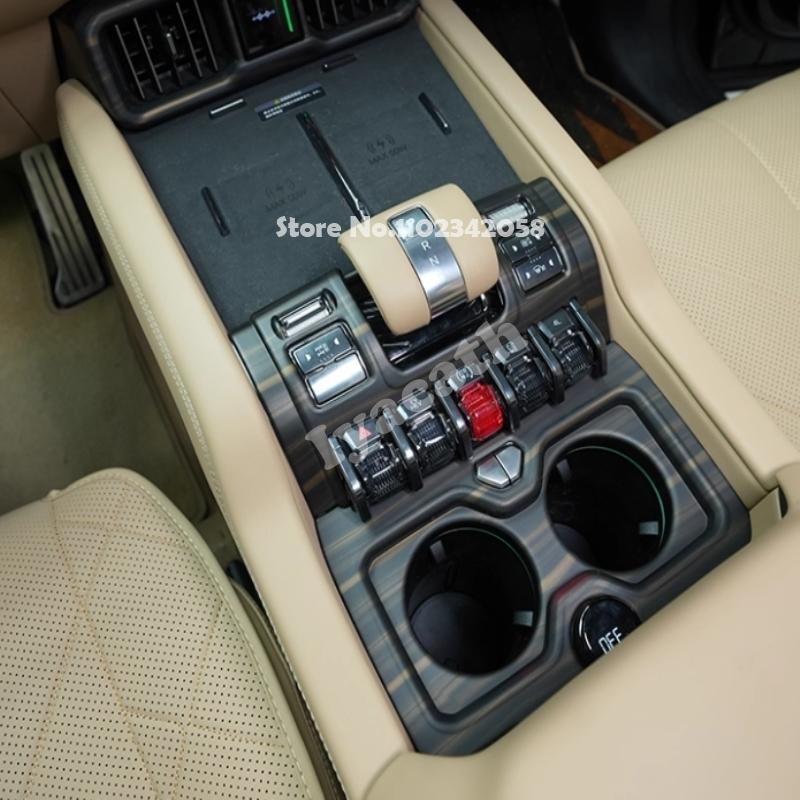 For BYD Leopard 8 FangChengBao 8 2024 2025 ABS Wood Door Handle Armrest Window Lift Switch Cover Gear Shift Panle AC Vent Cover