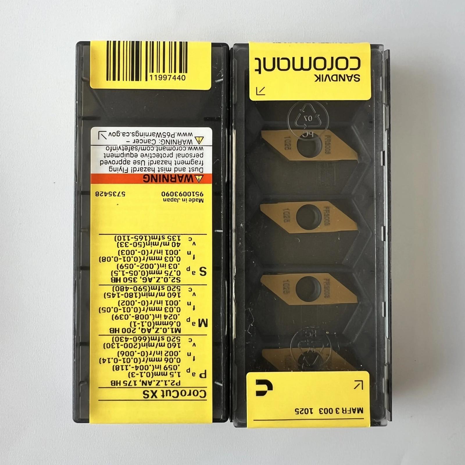 

SANDVIK / MAFR3003 1025 / Industrial indexable Carbide Inserts 10 Pcs