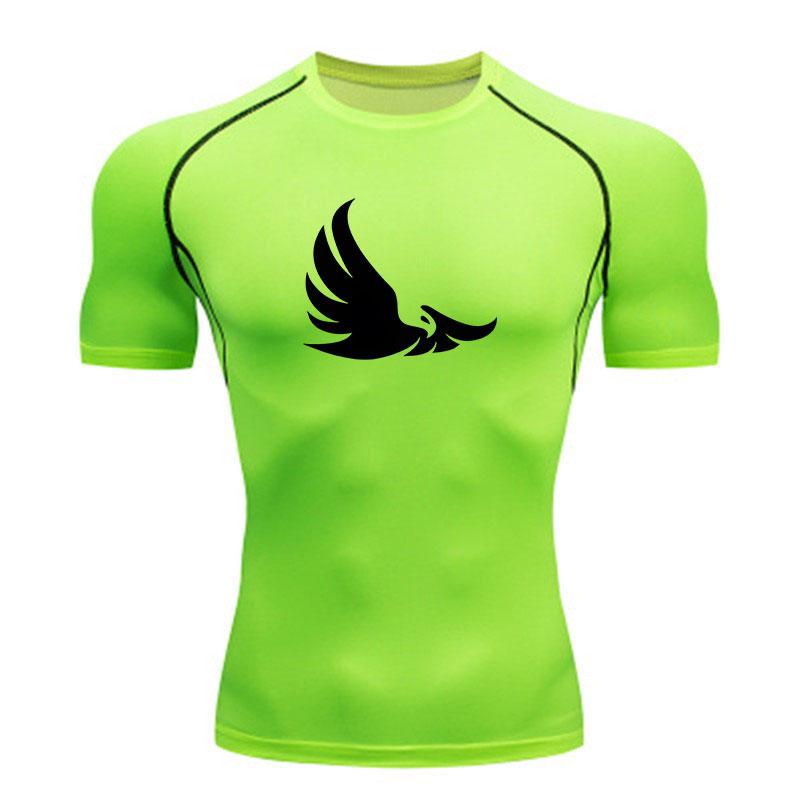 Men's Compression Fitness T-Shirt, Quick Dry Stretch Athleti