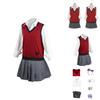 Kakegurui-inspiriertes Cosplay-Outfit Hochwertiger Polyesterstoff Erhältlich in verschiedenen Größen