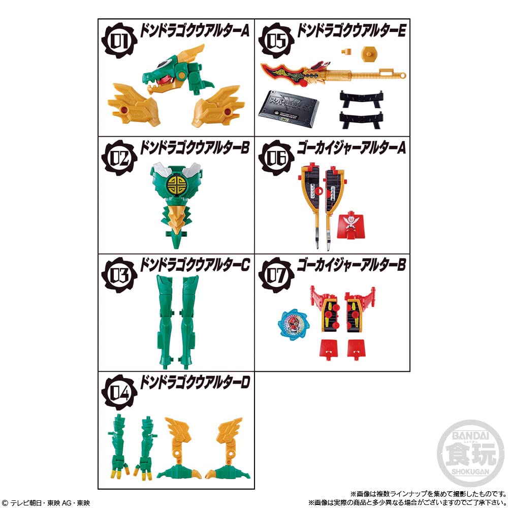 Minipla Bustaro Sentai Series 03 Dongo Kai Dragon Alter Candy Candy Sentai Don (14 Pieces) Toy/Ramune (Buutaro Brothers)
