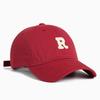 Korean Style Women's Duckbill Sun Visor: Fashionable, Versatile, Small Face Curved Brim with 'R' Letter Design.