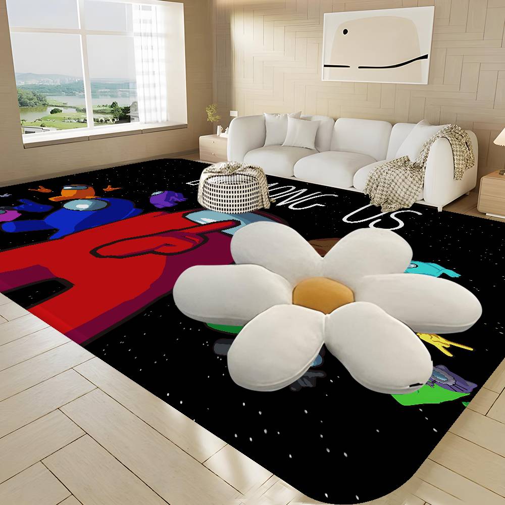 A-Among Us Bathroom Mat Kids Room Bedroom Decoration Balcony Anti-Slip Doormat Living Room Welcome Rug