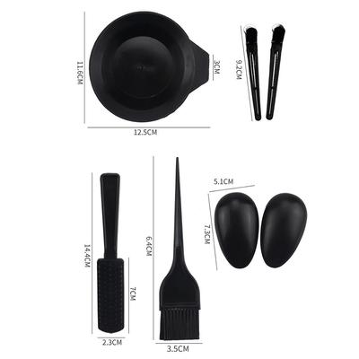 12PCS Hair Dye Coloring Kit Hair Tinting Bowl Hair Color Comb Dye Brushes Ear Covers for DIY Salon Hair Coloring