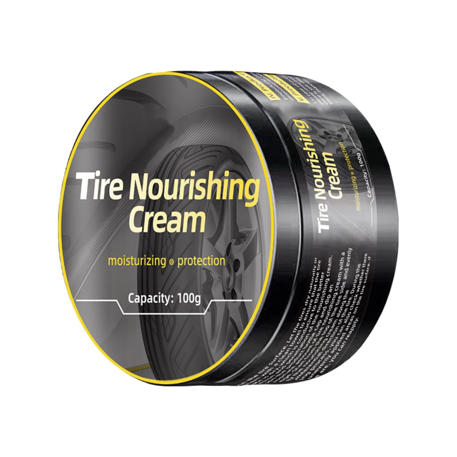Car Tire ,Car Tire Shine,100g Tire Nourishing Cream | Wheel Degreasing Polish, Waterproof Auto