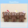 Christmas Teddy Hat Bear Cartoon Plush Toys Childrens Doll Bag Keychain Hanging