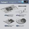 Smart Ceiling Light Package for Living Room - Compatible with Mijia Xiaoai Control