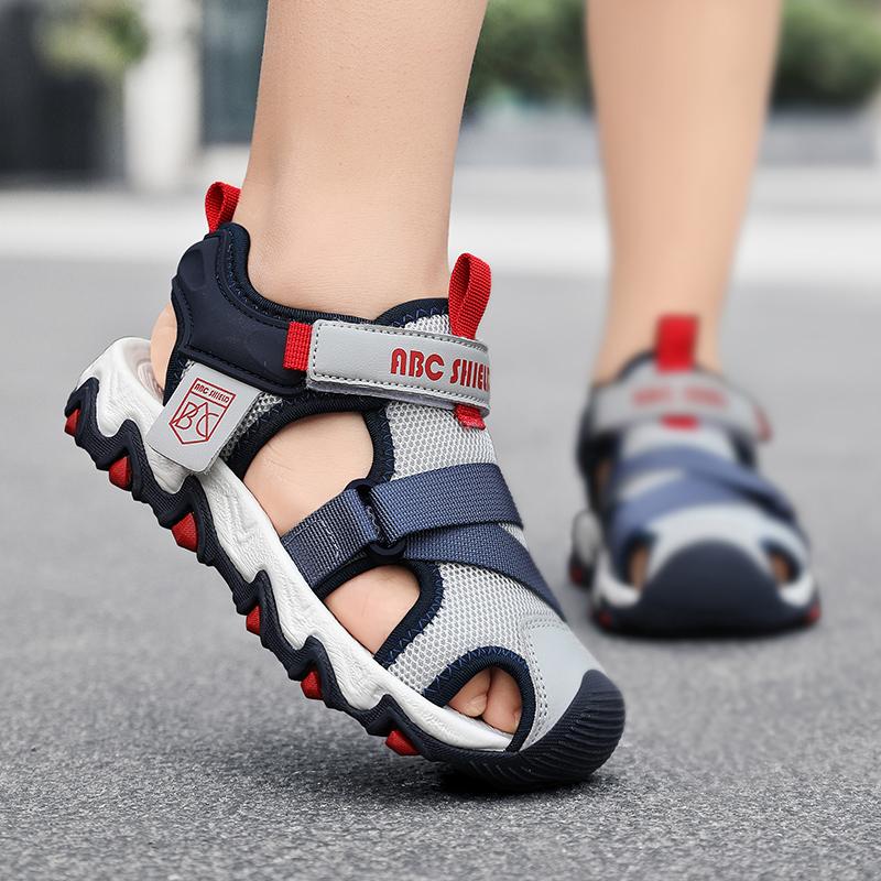 Summer Boys Closed Toe Collision Prevention Girls Sandals Sports Shoes Boys Sandals Flip-Flops