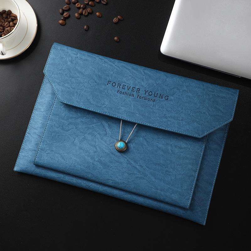 Waterproof Leather A4 Document File & Storage Bag