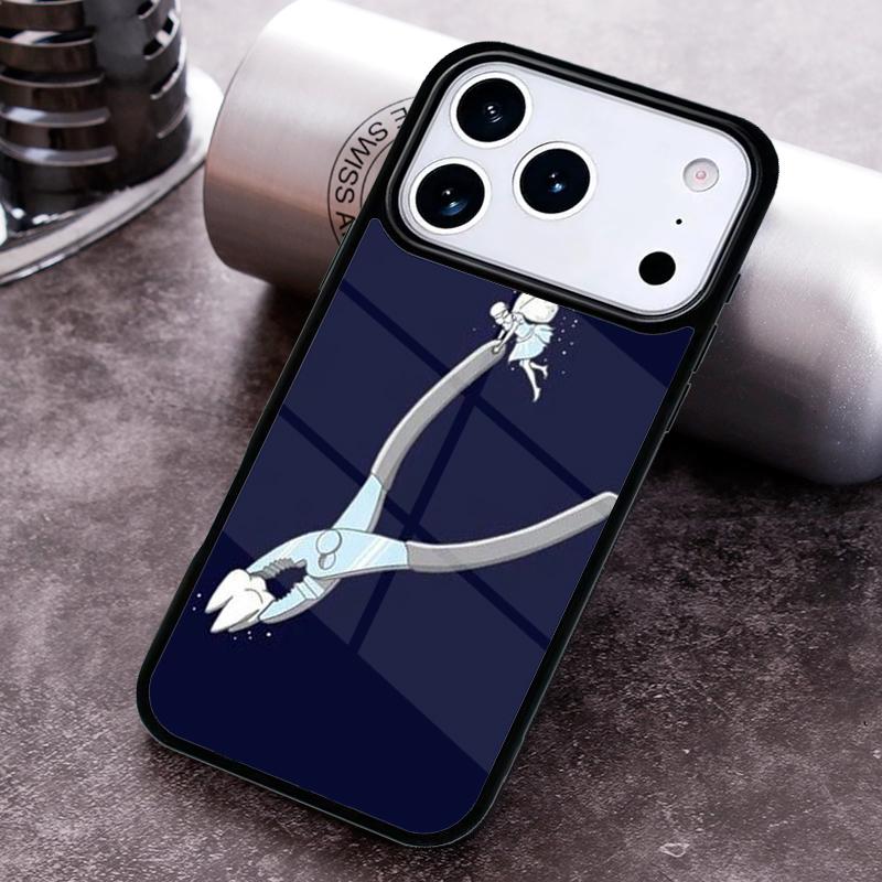Dentist Tooth Phone Case For iPhone 17 16 15 14 13 12 11 Pro Max Plus 17Air Soft Silicone Cover