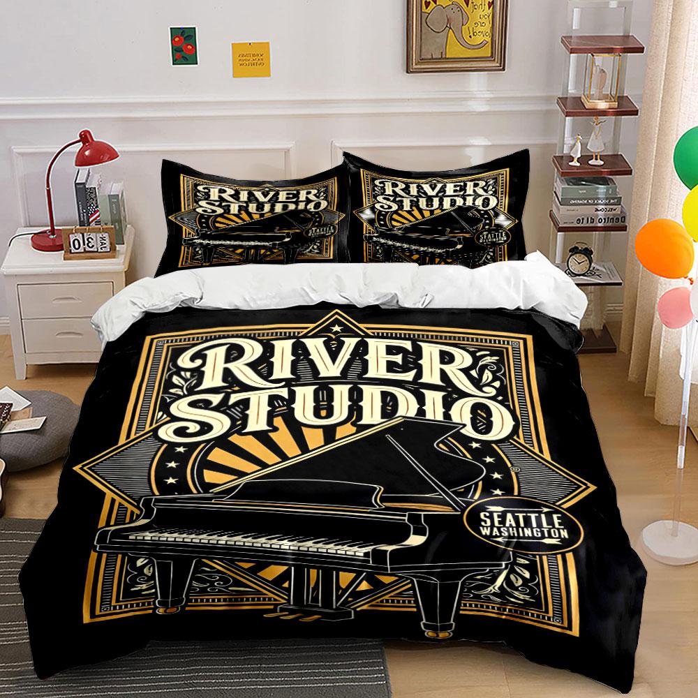 

Piano, sunburst, River Studio . Bedding sets Duvet cover sets Duvet covers Pillowcases(1 * Duvet Cover 2 * Pillowcases, without duvet insert) 135x200cm
