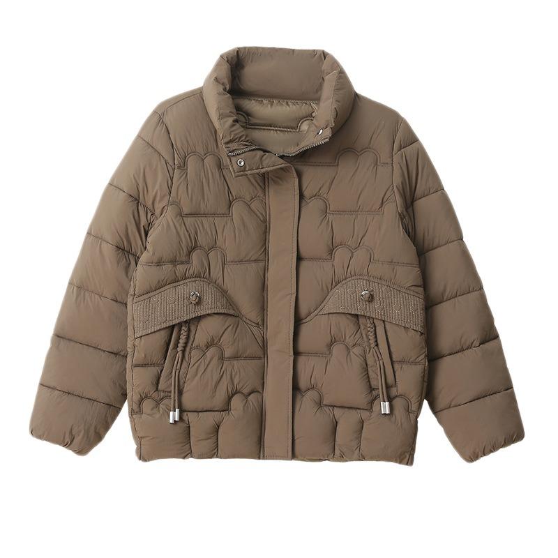 Winter Cotton-padded Clothes Short Women's Down Cotton-padded Jackets Stand-up Collar New Warm Jackets Fashionable Loose Cotton-padded Clothes