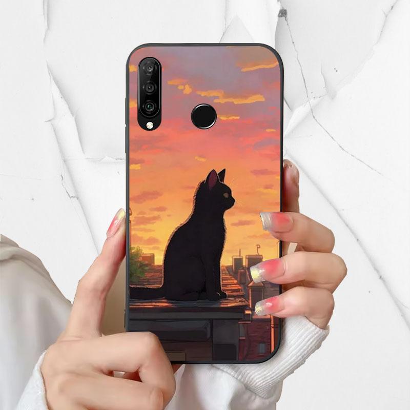 Phone Cover For Huawei P30 Lite Silicone Case MAR-LX1A Fashion Painted Shockproof Soft Fundas For Huawei Nova 4e Coque P30Lite