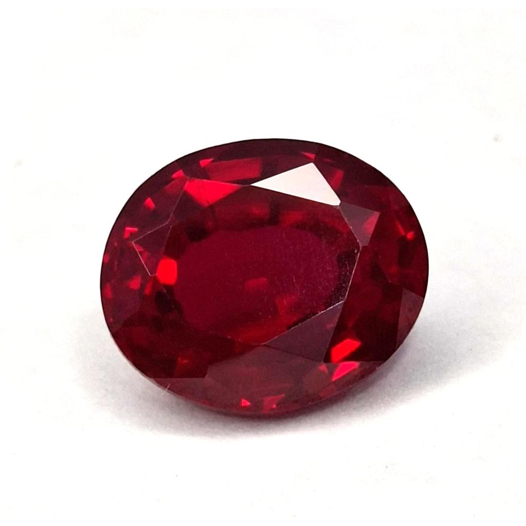 Stunning Mozambique Red Ruby Natural Oval Cut 10-12 Ct Certified Loose Gemstone