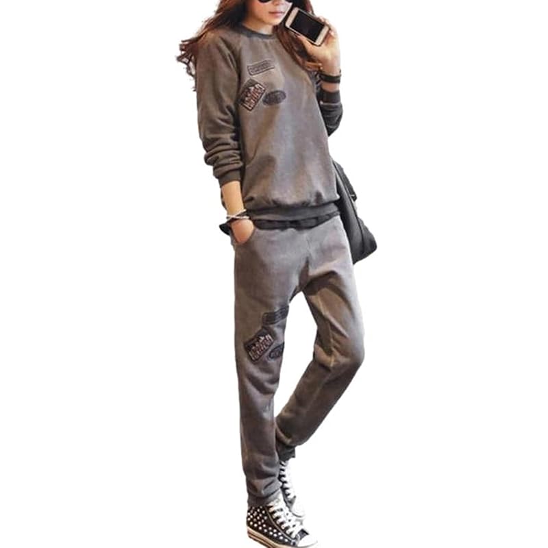 

[1/2plus] Nibun Noichi Plus джерси верх и низ 2 очка набор тренировочные брюки толстовка спортивный костюм повседневный женский (Грей, Л)