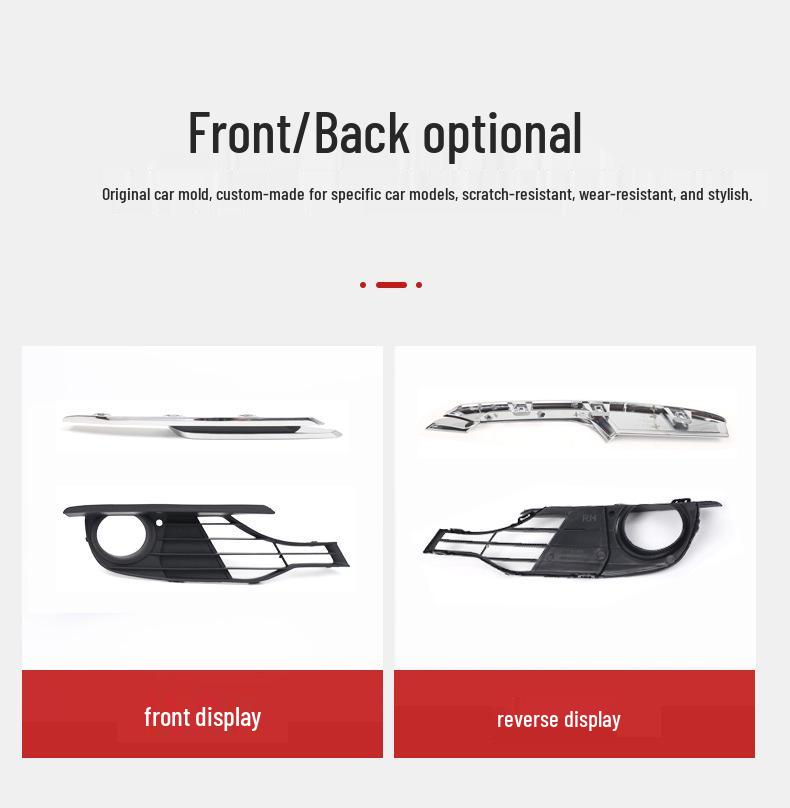 BMW 3 Series F30 Luxury 13-15 Front Bumper Grille Fog Light Trim Strip