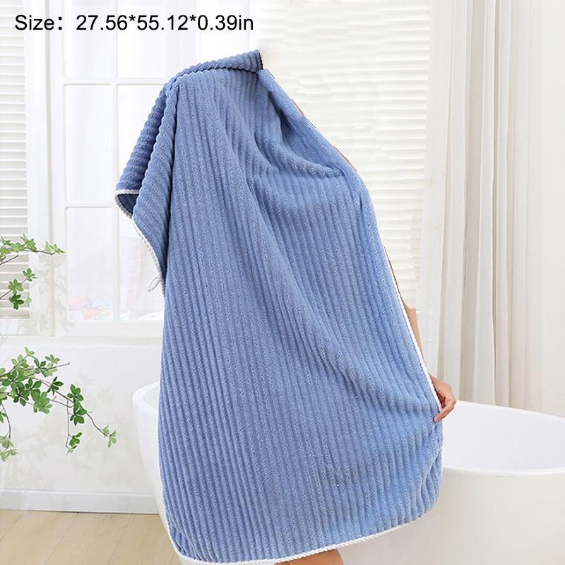 Coral Long Thickened Bath Towel Barbershop Headscarf Beauty Salon Face Towel