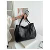 Tote Bag Women PU Large Capacity Stitched Detail Daily Commuting