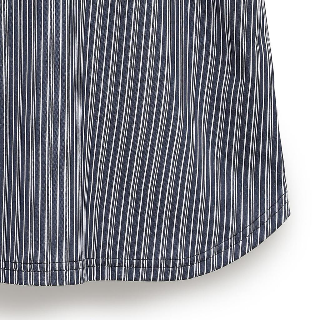 Short Sleeve Polo Shirt Quick Striped Golf C25134205 L [Callaway] Women's (Sweat Wicking, Drying, Pattern) / / 1120_Navy