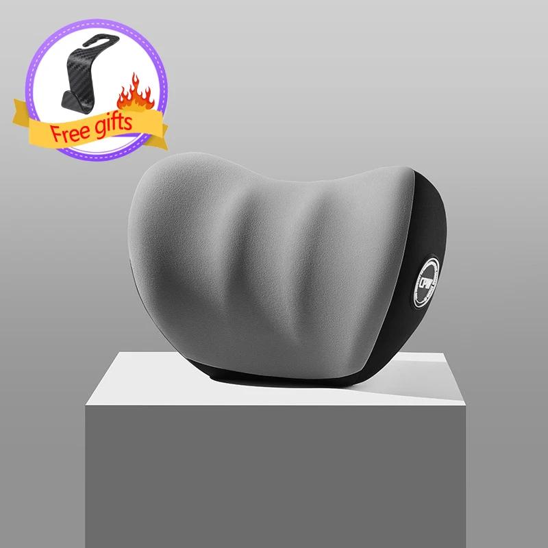 Car Neck Pillow Protection Low Back Support Memory Foam Breathable Car Headrest Cushion Relieves Pressure Travel Accessories
