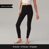 Women's High Waist Fleece-Lined Stretchy Warm Leggings - Acrylic Antibacterial, Slim Fit, Thickened for Autumn