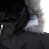 Mens Oversized Winter Puffer Jacket With Detachable Faux Fur Collar Embroidered Streetwear Style