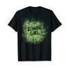Zombie Girl Cool Lazy Halloween Costume Zombies Family Girls T Shirt Vintage Soft Stylish Slightly Fashion Stretched