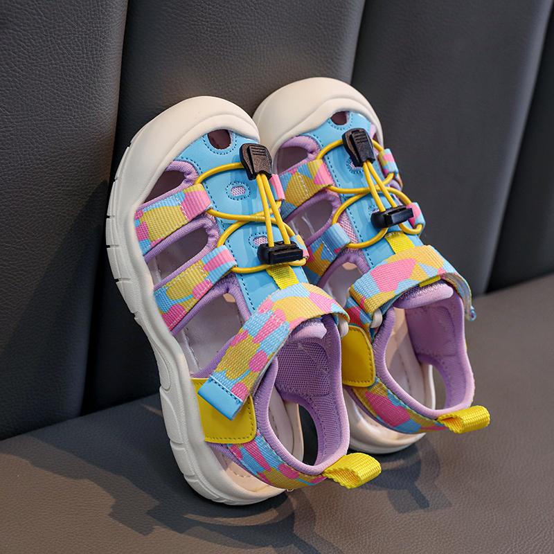 Children's Close Toe Summer Beach Water Shoes Outdoor School Sport Sandals for Kids Toddler Boys Girls