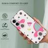 1 Pack For Iphone 17/17Air/17Pro/17ProMax Smooth Clear TPU Case With Anti-Slip Cover, Screen Lip And Corner Reinforcement