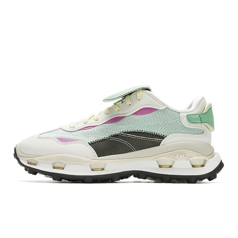 New FILA KM2 Low-Top Casual Shoes Women's Green White F12W433105FST