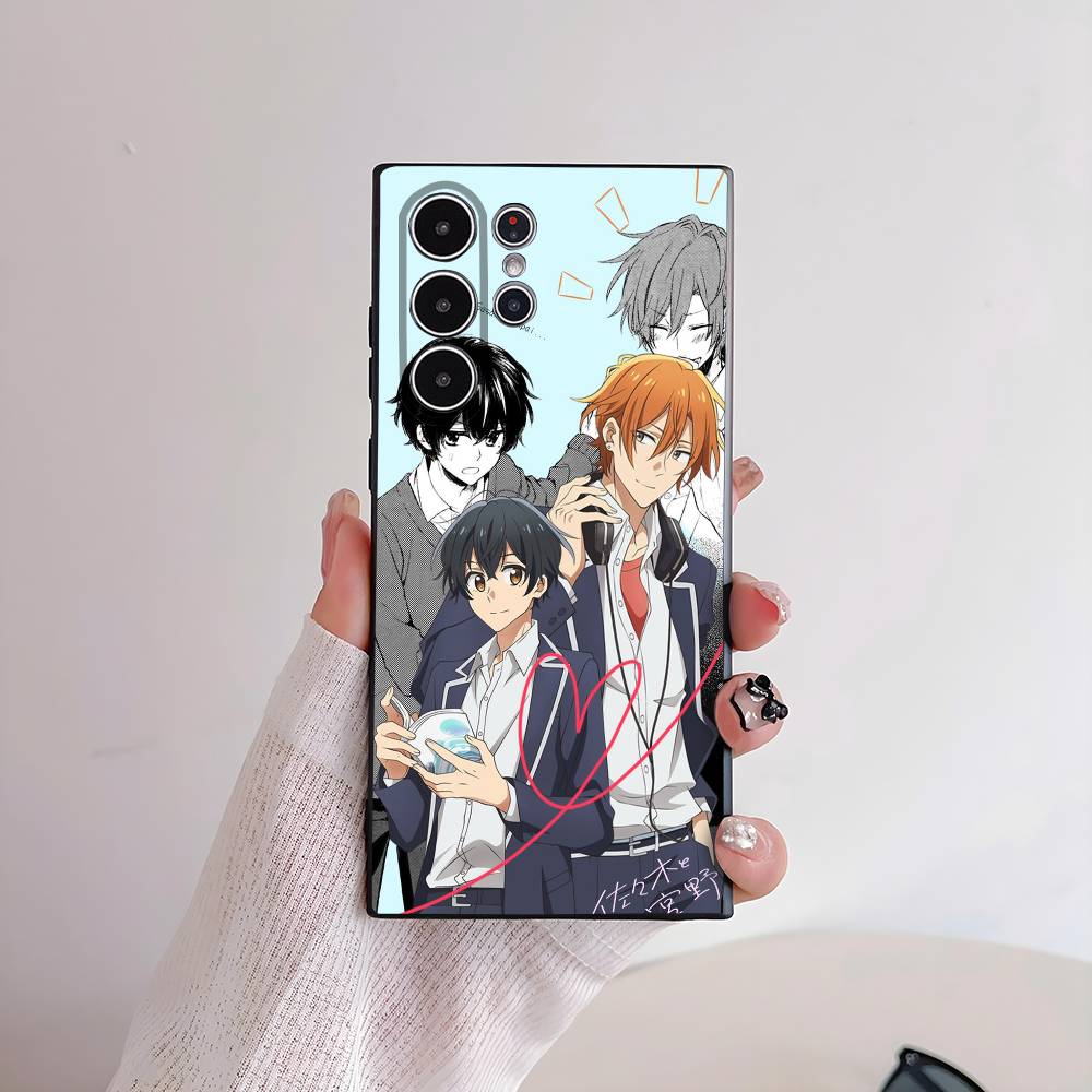 S-Sasaki and Miyano Phone Case for Samsung S series s21 s22 s23 s24 s25 FE Plus Ultra TPU Soft to Skin-friendly case