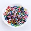 Bracelet Making Kit Demon Eye Beads Jewelry Making Accessories DIY Crafts Oval Shape Spacer Beads