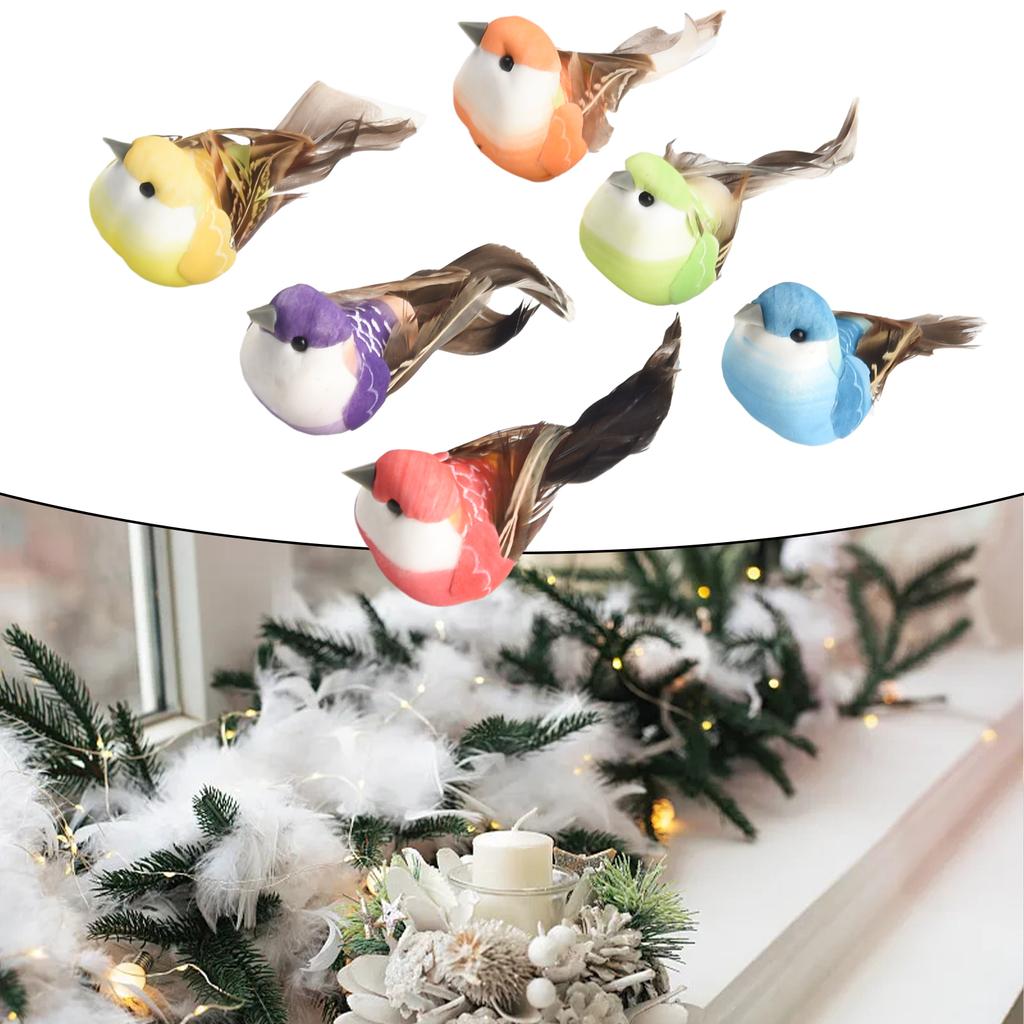 Fake Feather Bird Model Bird Model Life-Like Tree Decor
