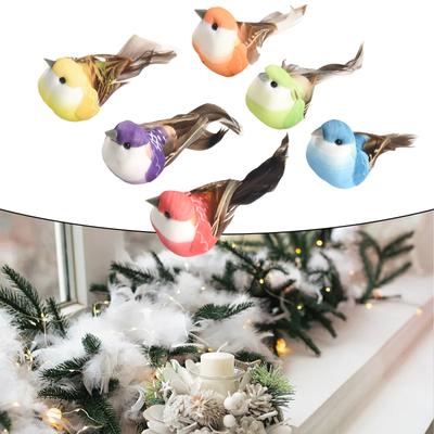 Fake Feather Bird Model Bird Model Life-Like Tree Decor