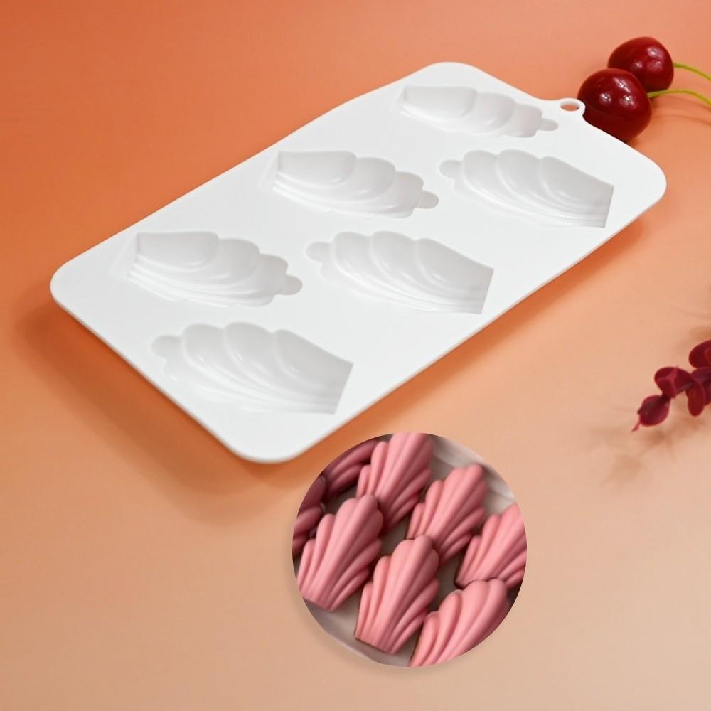 Silicone Material Baking Mold 6-Cavity Dessert Mold Easy Release Pudding Mold  Bread Making