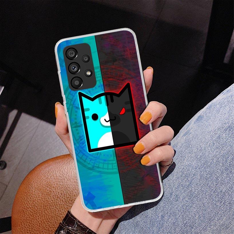 Geometry Dash Game Phone Case For Samsung Galaxy A17 A16 A15 A14 A13 A57 A56 A55 A54 A53 A37 A36 A35 A34 A33 A26 A25 A24 A23 Gal