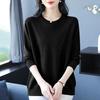 Pull Tricoté Chaud Oversize pour Femmes Manches Longues Pulls Hauts Hiver Automne Épais Pull