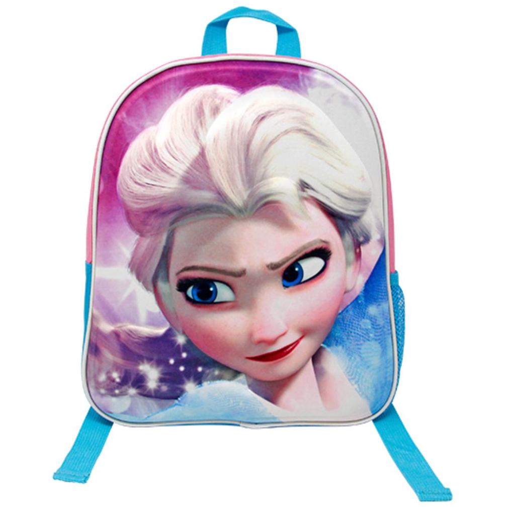 Plecak Dziecięcy Do Przedszkola Z Efektem 3D Kraina Lodu Elsa Frozen 31Cm