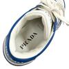 Excellent PRADA Low Cut Sneakers Triangle Logo Triangle Plate Blue 5 2EE364 Used