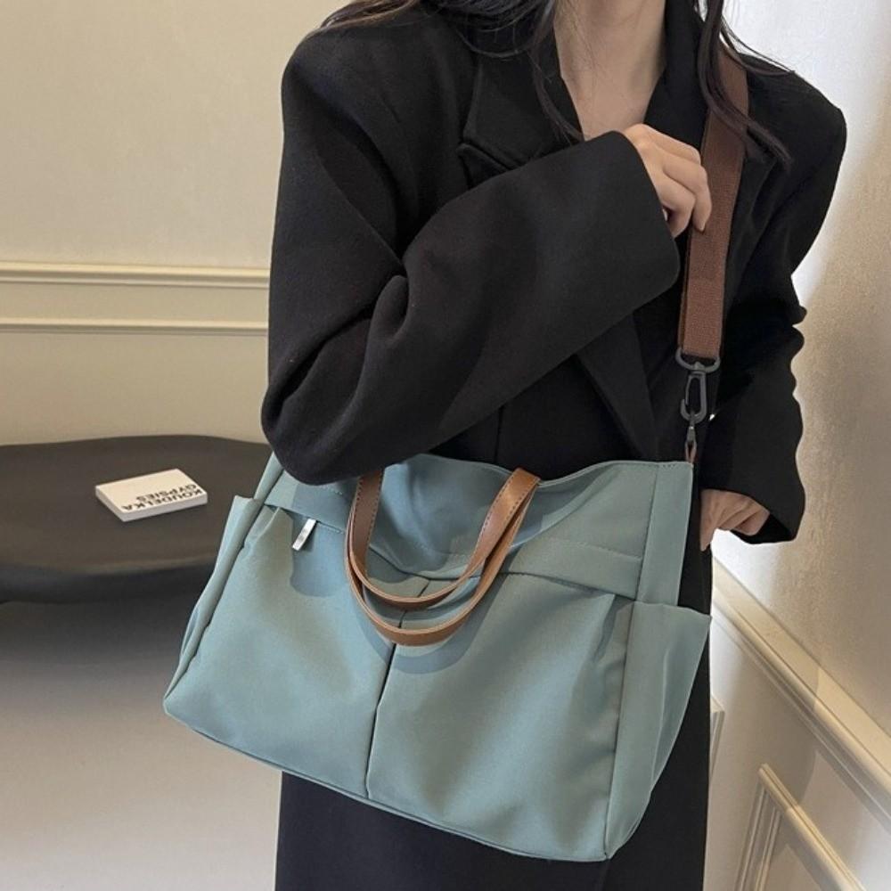 Stylish Women Shoulder Tote Bag Nylon Large Capacity Handbag Gift Commuting Handbag  Office