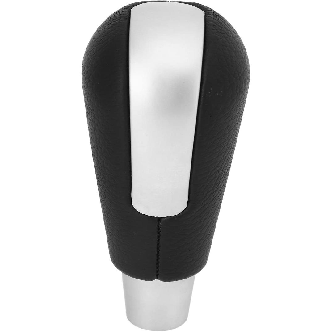 Aramox Car Gear Shift Knob, Manual Gear Shifter Knobs, Leather Gear Shifting Handle Gearstick Head Shift Lever Knob Replacement for 3 2008‑2011 Matte