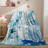 Marmor Decke Abstrakt Geometrisch Fleece Flanell Überwurfdecke Weich Warm Leicht Decke für Couch Sofa Geschenk für Mädchen Jungen