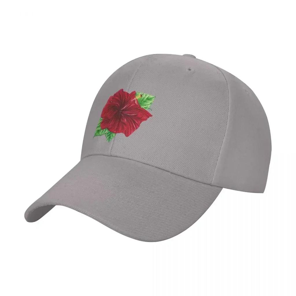 Hibiscus Baseball Cap Beach Outing Cosplay Hats for Unisex Boy Child Womens
